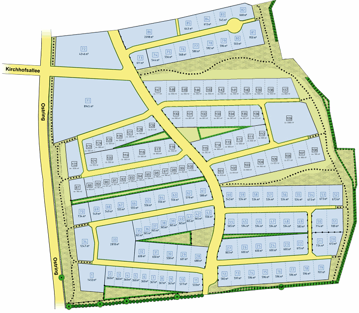 Lübscher Mühlenberg (1. und 2. Bauabschnitt)